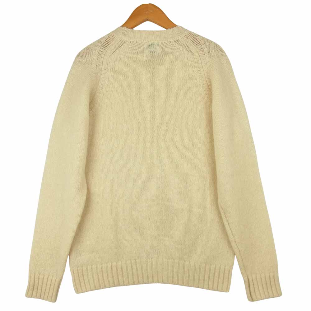 WTAPS ダブルタップス 14aw 142madt-knm01 DECK CREW-C SWEATER ウール ニット セーター クリーム系 S【中古】