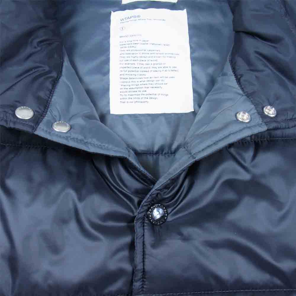 WTAPS ダブルタップス 121gwdt-jkm04 PACKERS VEST POLYESTER TAFFETS ベスト ブラック系 1【中古】