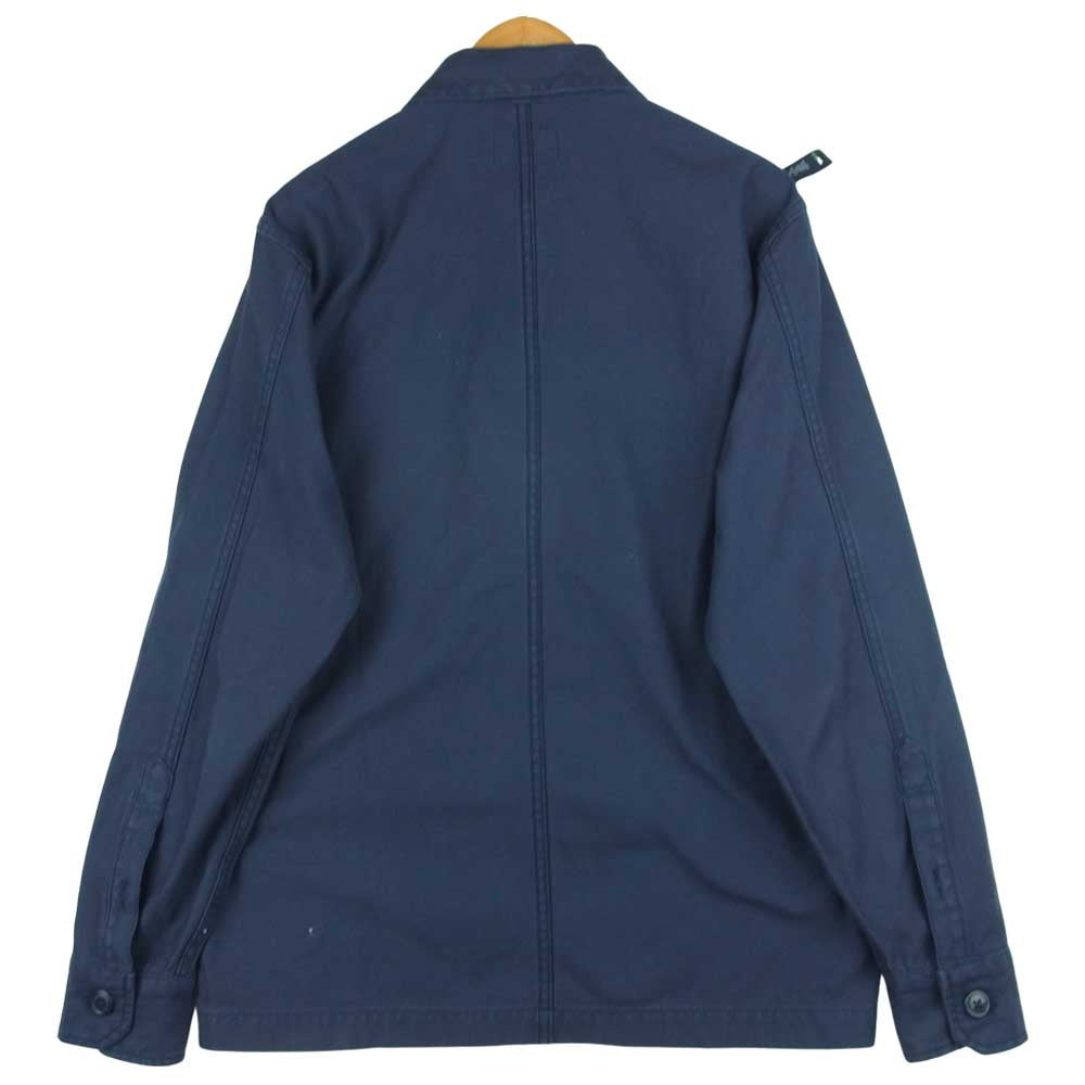 WTAPS ダブルタップス 15AW 152gwdt-shm02 BUDS L/S SHIRT COTTON SATIN 長袖 シャツ ネイビー系【中古】