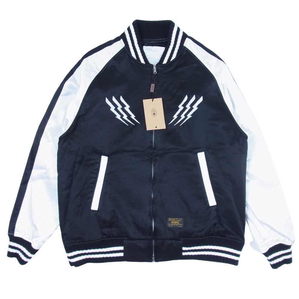 WTAPS ダブルタップス 17AW 172tqdt-jkmo4s V＝A JACKET RACO SATIN ジャケット ブラック系 1【美品】【中古】