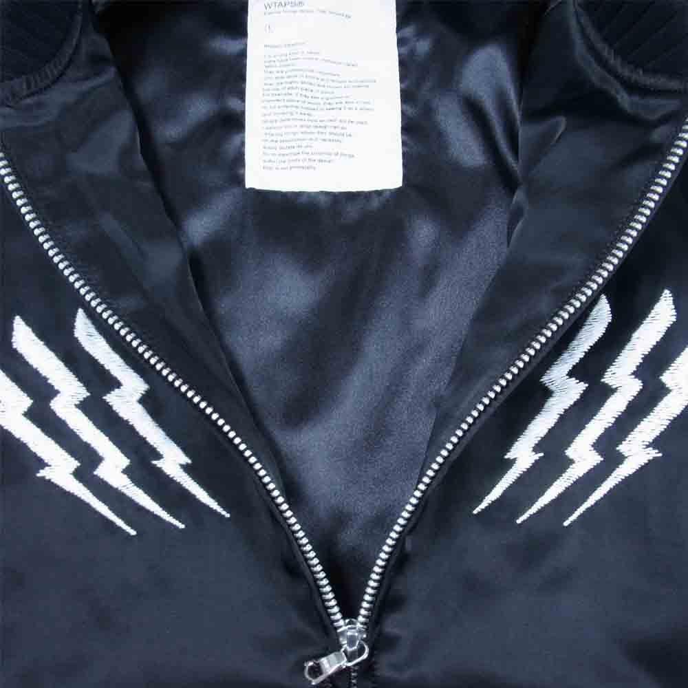 WTAPS ダブルタップス 17AW 172tqdt-jkmo4s V＝A JACKET RACO SATIN ジャケット ブラック系 1【美品】【中古】