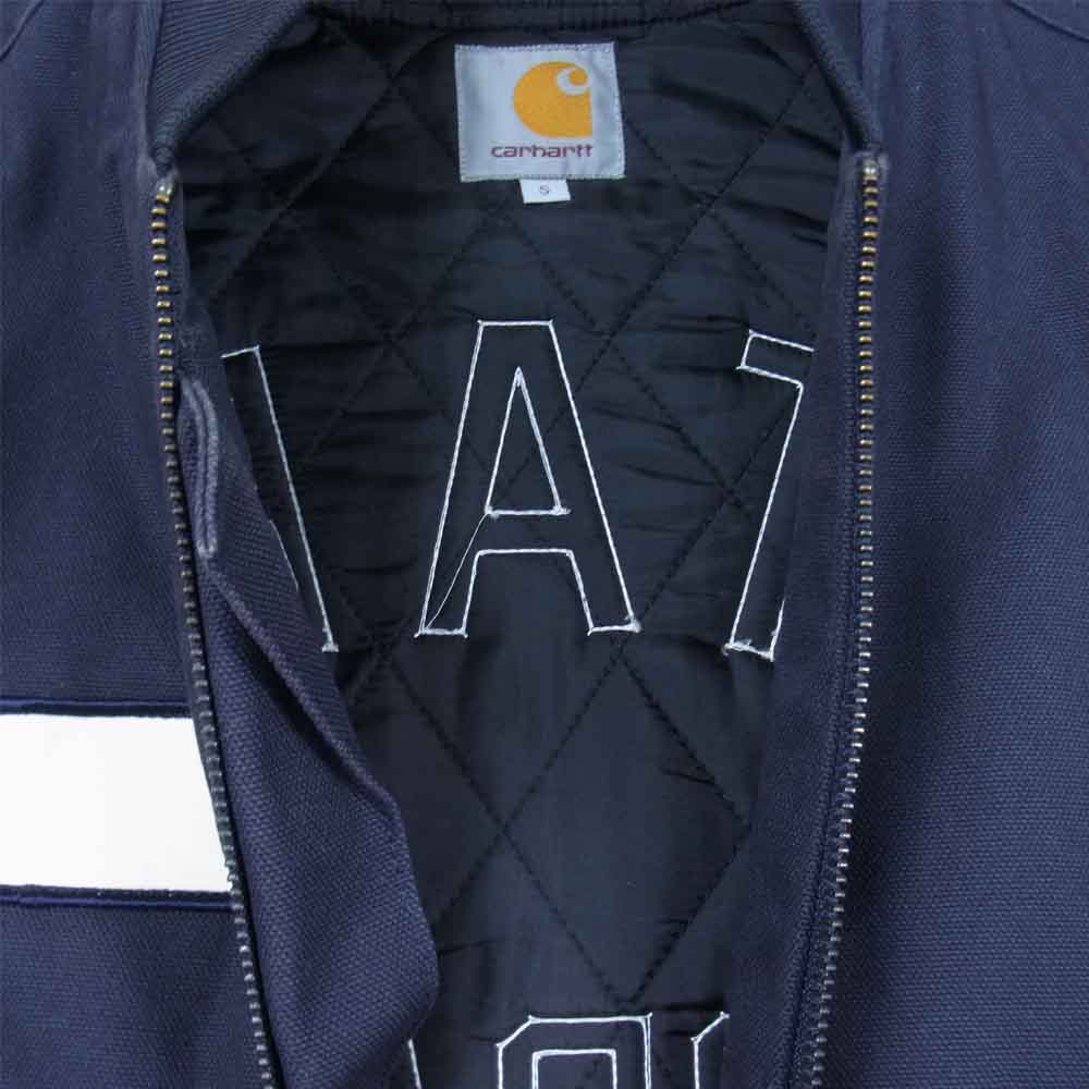 WTAPS ダブルタップス 15aw 152vhctd-jkm04 ×CARHARTT VEST COTTON CANVAS DEARBORN ベスト ネイビー系 S【中古】