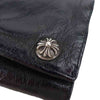 CHROME HEARTS クロムハーツ（原本無） 3 FOLD フォールド クロスボールボタン ウォレット ブラック系【中古】