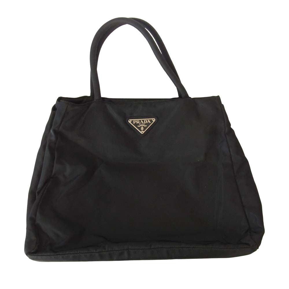 PRADA プラダ B3864 テスート ナイロン ハンド バッグ ブラック系【中古】