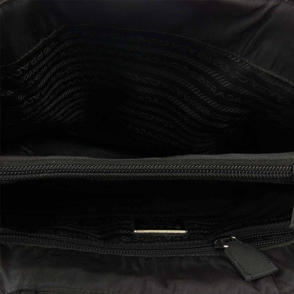 PRADA プラダ B3864 テスート ナイロン ハンド バッグ ブラック系【中古】