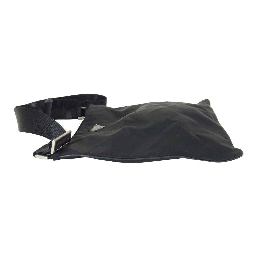 PRADA プラダ テスート ナイロン ショルダー サコッシュ バッグ ブラック系【中古】