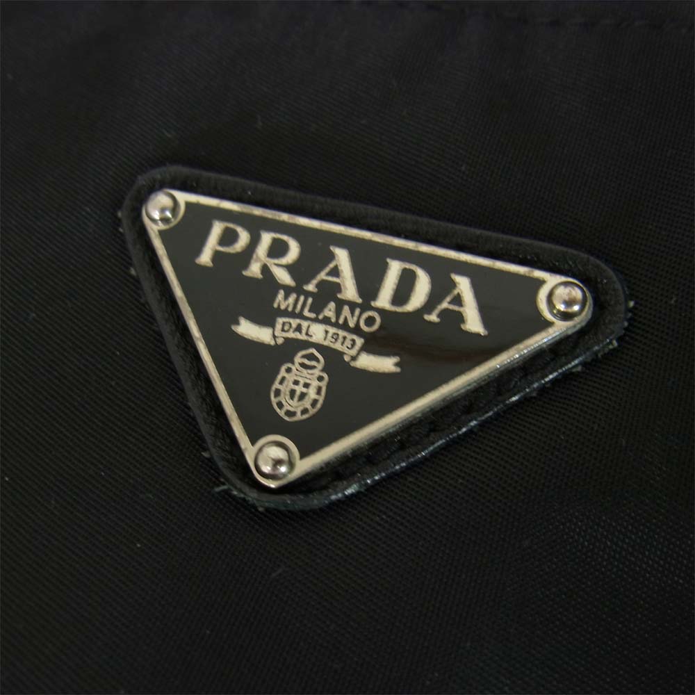 PRADA プラダ テスート ナイロン ショルダー サコッシュ バッグ ブラック系【中古】
