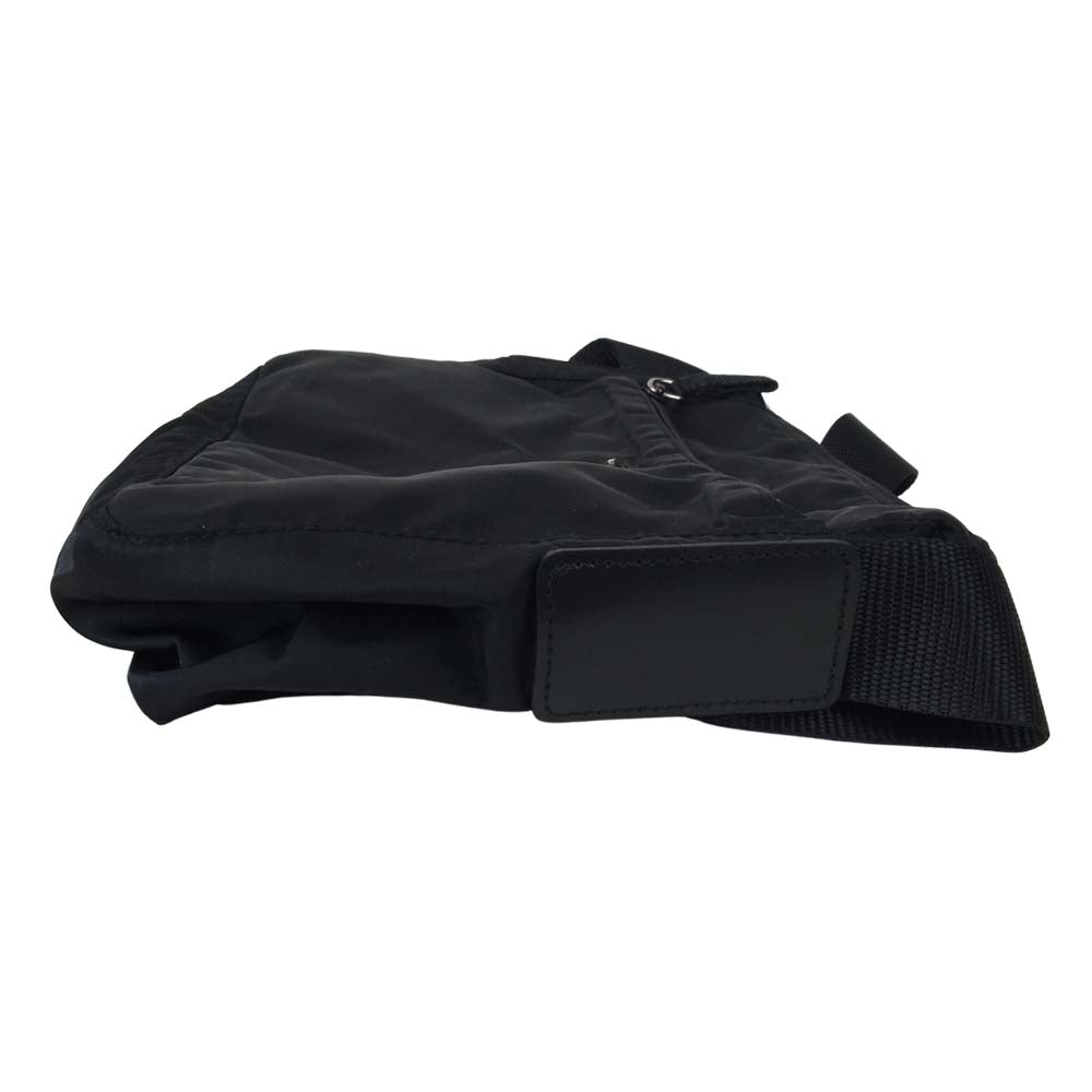 PRADA プラダ B10140  ロング ショルダー ナイロン バッグ ブラック系【中古】