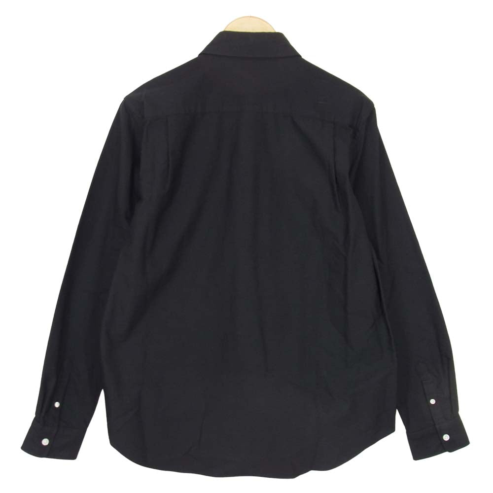 WACKO MARIA ワコマリア 胸刺? ボタンダウン ブラック系 L【中古】