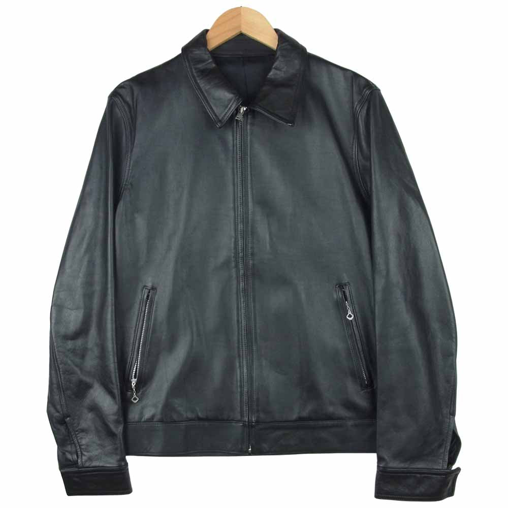 WACKO MARIA ワコマリア wmr-lea-01 ステアハイド シングル レザー ジャケット ブラック系 XL【中古】