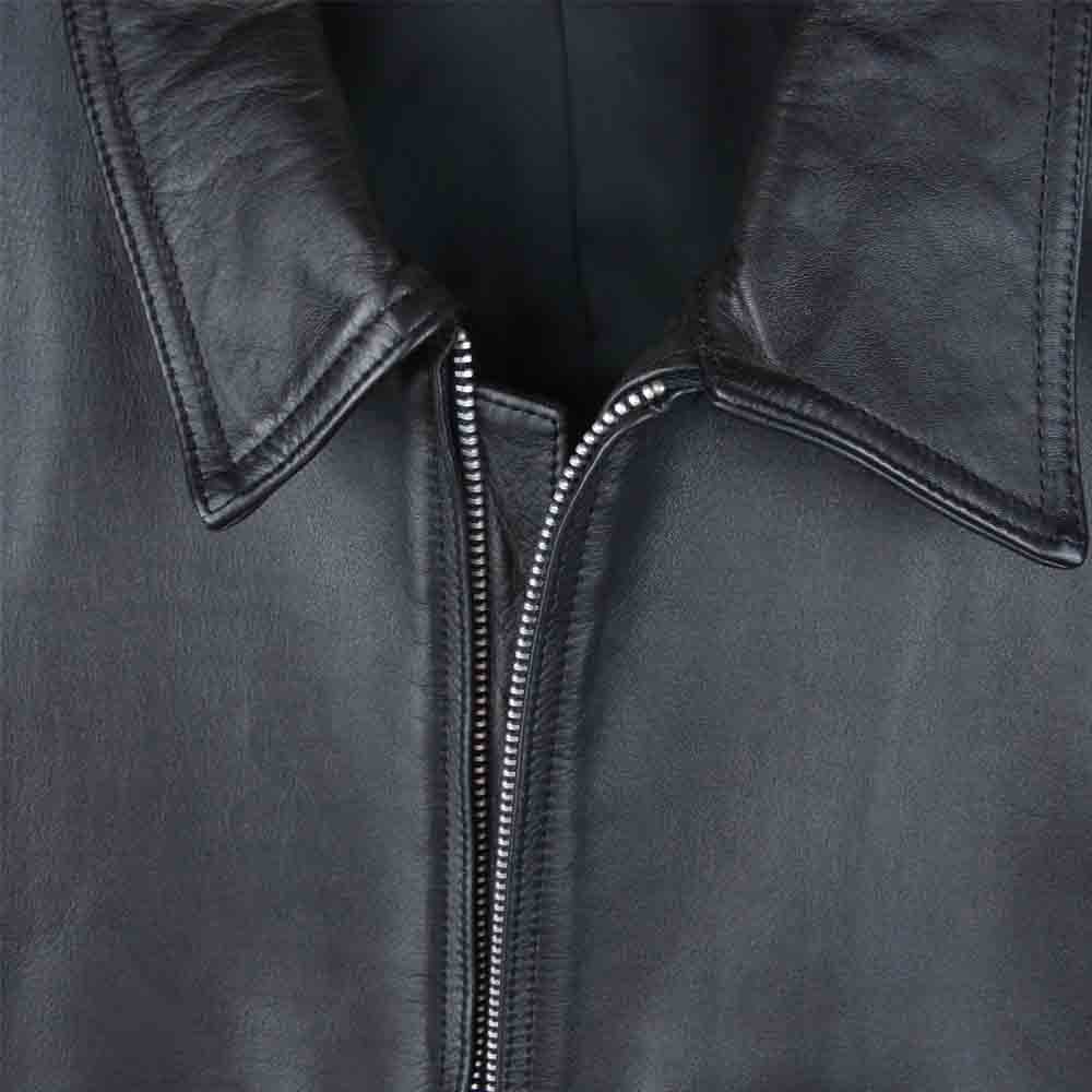 WACKO MARIA ワコマリア wmr-lea-01 ステアハイド シングル レザー ジャケット ブラック系 XL【中古】