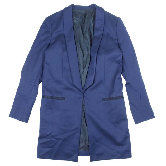 JOHN LAWRENCE SULLIVAN ジョンローレンスサリバン ショールカラー テーラード ジャケット ネイビー系 8【中古】