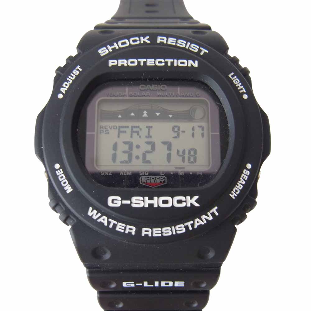 G-SHOCK ジーショック GWX-5700CS-1JF G-LIDE 電波ソーラー 腕時計 ウォッチ ブラック系【中古】