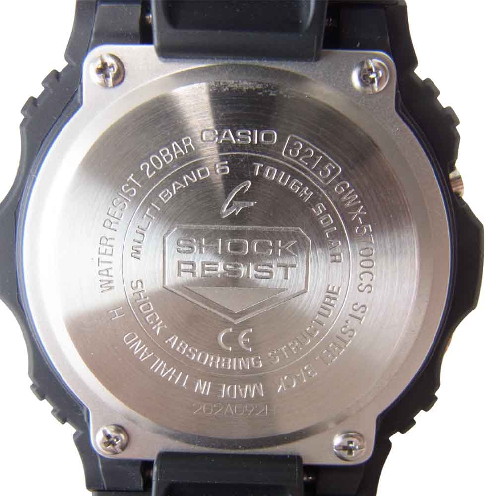 G-SHOCK ジーショック GWX-5700CS-1JF G-LIDE 電波ソーラー 腕時計 ウォッチ ブラック系【中古】