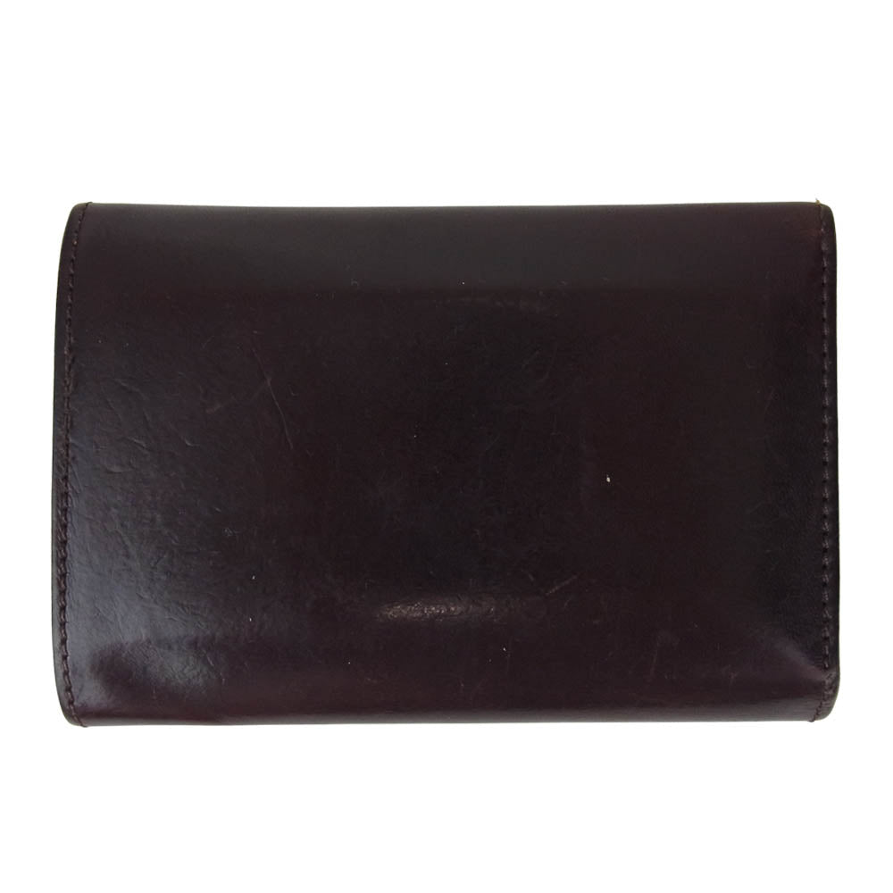 WILDSWANS ワイルドスワンズ Byrne バーン 3つ折り ウォレット ブラウン系【中古】