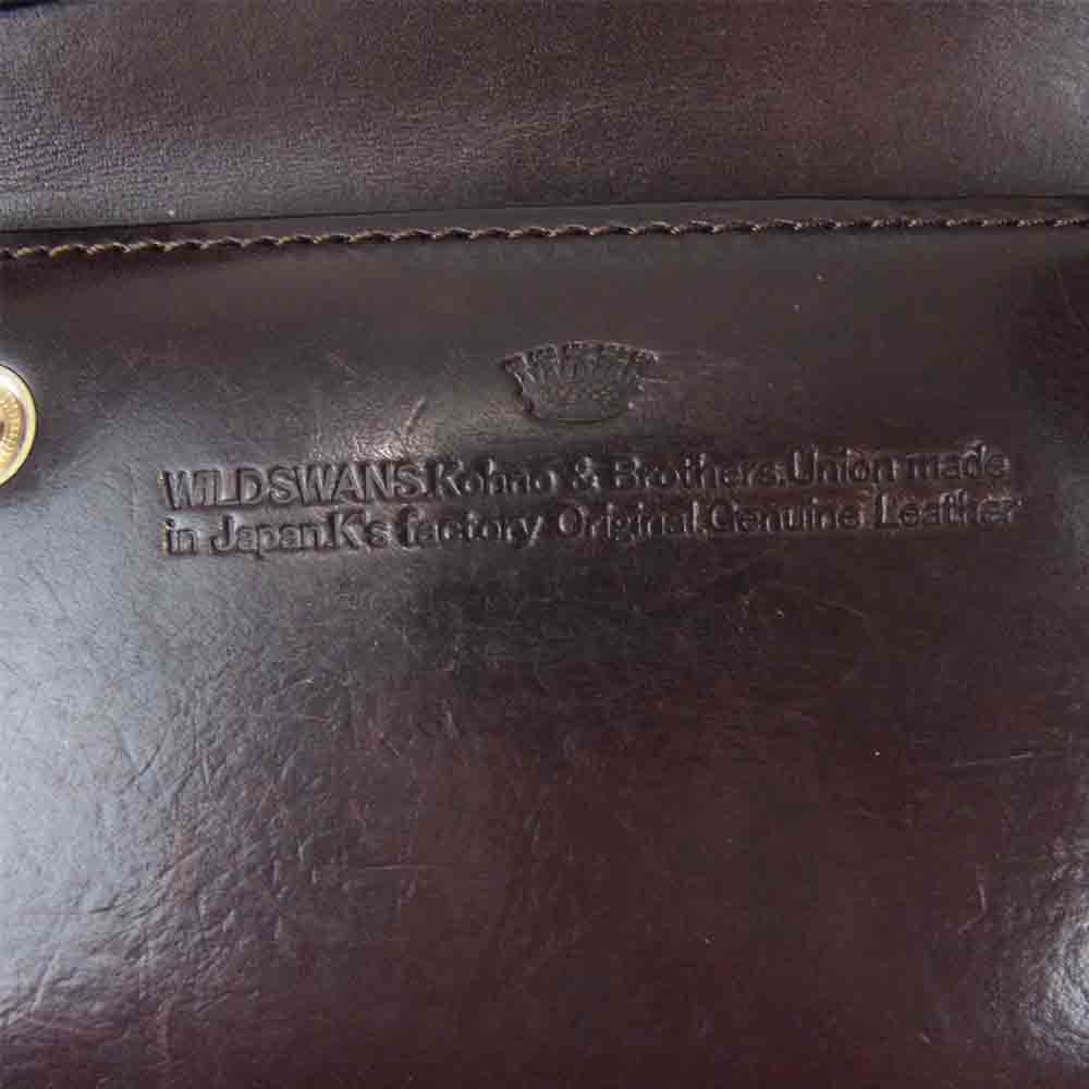 WILDSWANS ワイルドスワンズ Byrne バーン 3つ折り ウォレット ブラウン系【中古】
