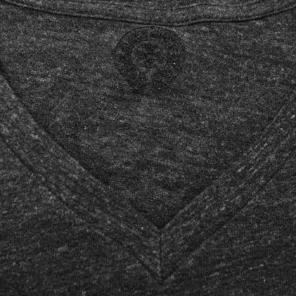 CHROME HEARTS クロムハーツ（原本無） 国内正規品 スター プリント Vネック Tee 半袖 Tシャツ ダークグレー系【中古】