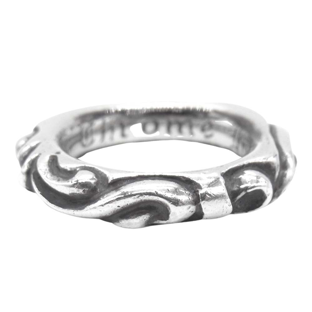 CHROME HEARTS クロムハーツ（原本無） SCRL BAND RING スクロール