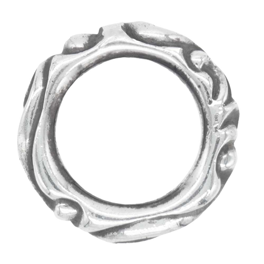 CHROME HEARTS クロムハーツ（原本無） SCRL BAND RING スクロール バンド リング  シルバー系 9号【中古】