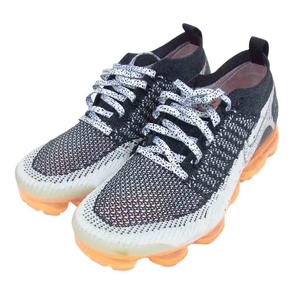 NIKE ナイキ 942842-106 AIR VAPORMAX FLYKNIT 2 エア ヴェイパーマックス フライニット2 ローカット スニーカー ブラック系 グレー系 25.5cm【中古】