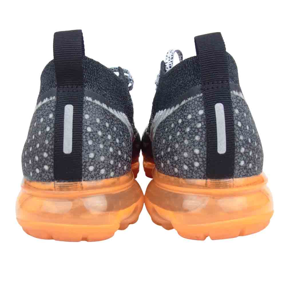 NIKE ナイキ 942842-106 AIR VAPORMAX FLYKNIT 2 エア ヴェイパーマックス フライニット2 ローカット スニーカー ブラック系 グレー系 25.5cm【中古】