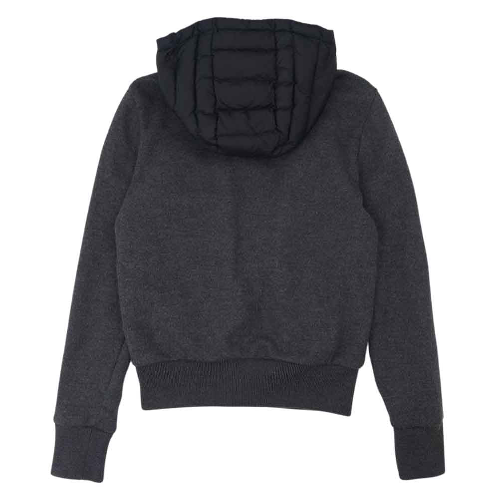 MONCLER モンクレール A20918433500 80394 MAGLIA CARDIGAN マグリア カーディガン ダウン ジャケット ダークグレー系 ブラック系 M【中古】