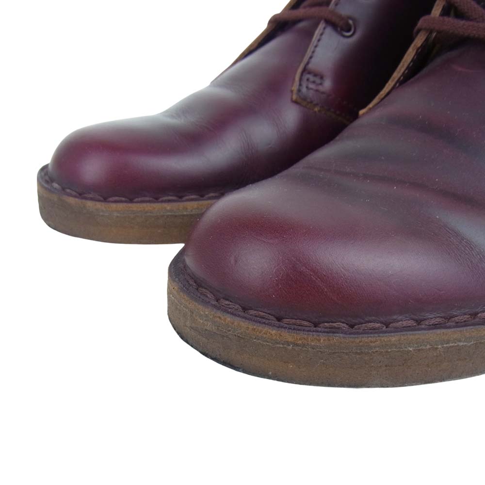 #オールド#ビンテージ Clarks クラークス 13292 レザー チャッカブーツ ワインレッド系 US 8