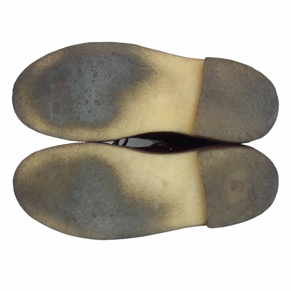 Clarks クラークス 13292 レザー チャッカブーツ ワインレッド系 US 8