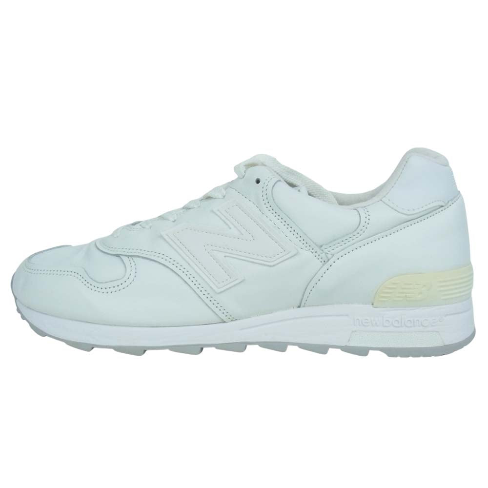 NEW BALANCE ニューバランス M1400JWT USA製 ローカット スニーカー ランニング シューズ ホワイト系 27.5cm【極上美品】【中古】