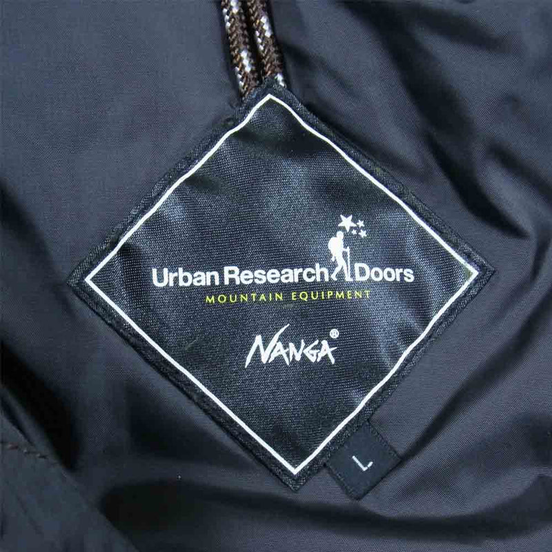 NANGA ナンガ DM13-5001 × Urban Research Doors オーロラ ダウン ジャケット ブラウン系 L【中古】