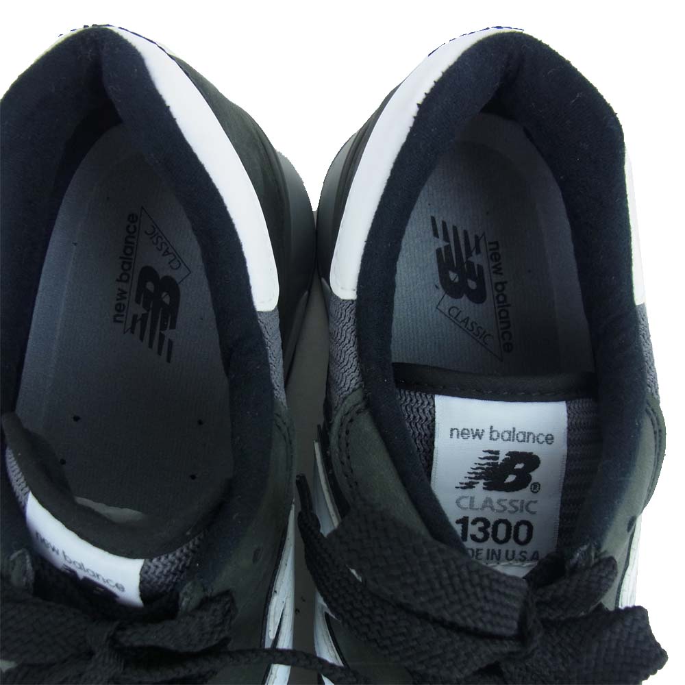 NEW BALANCE ニューバランス M1300CLB USA製 ローカット スニーカー ランニング シューズ ダークグレー系 27ｃｍ【極上美品】【中古】