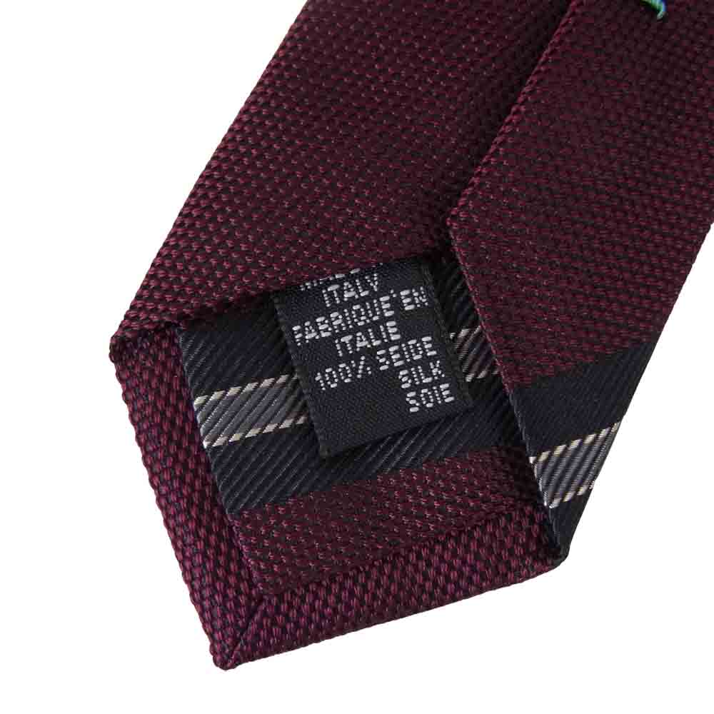 TIFFANY&Co. ティファニー ストライプ ネクタイ エンジ系【極上美品】【中古】