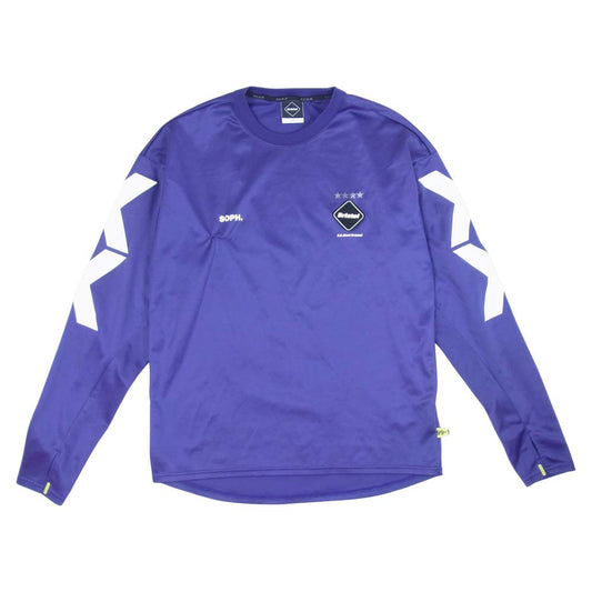 F.C.R.B. エフシーアールビー FCRB-189006 L/S TOUR TEE 長袖 ツアー Tシャツ パープル系 S【中古】