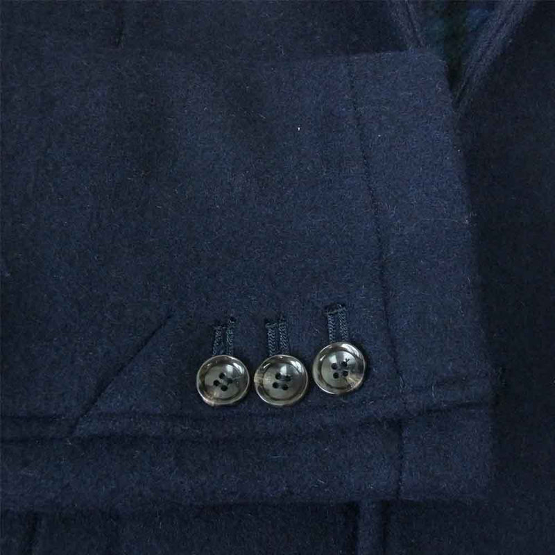 uniform experiment ユニフォームエクスペリメント DOUBLE FACE MELTON 2 BUTTON JACKET ダブルフェイス メルトン バトン ジャケット ネイビー系 2【中古】