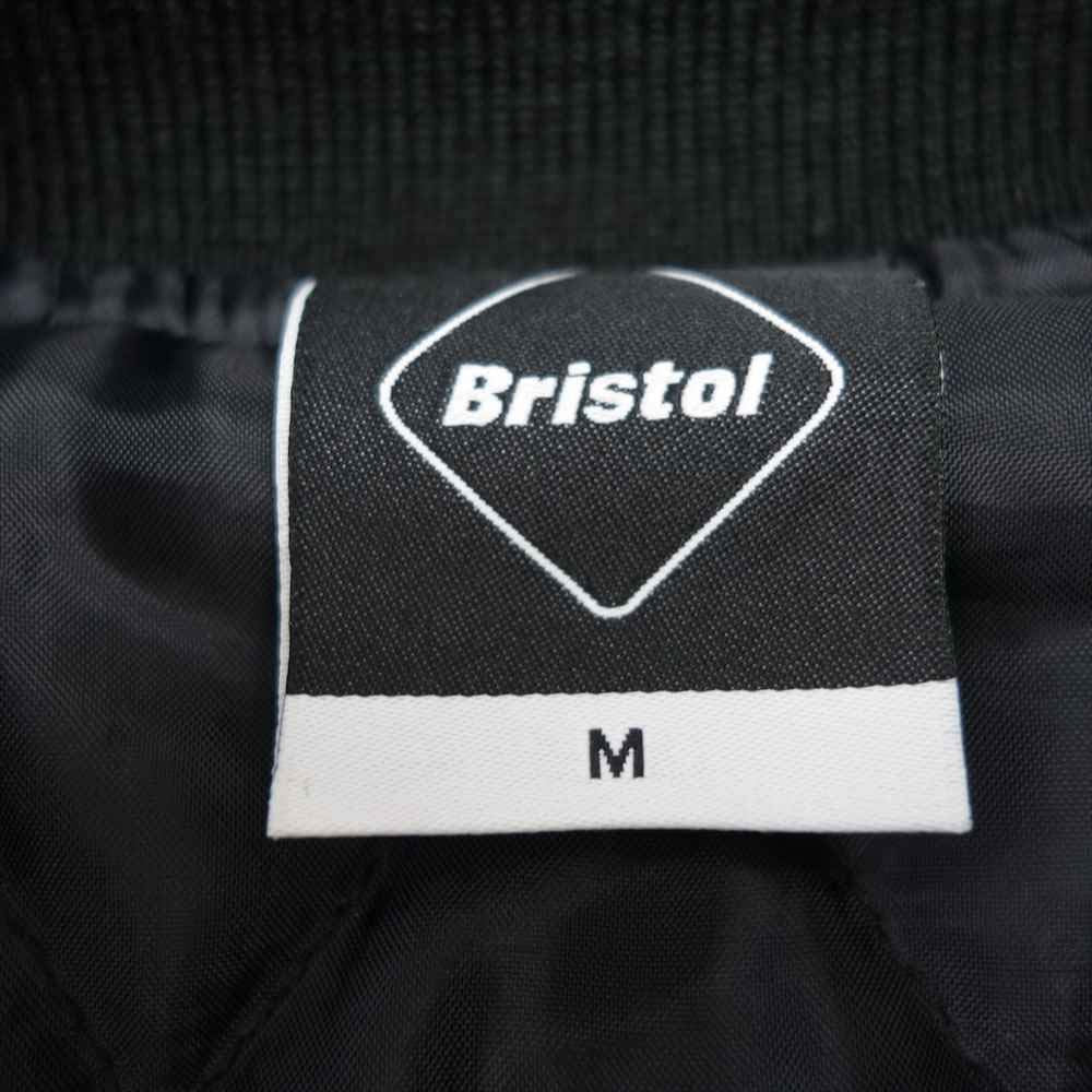 F.C.R.B. エフシーアールビー FCRB-189050 WOOL MELTON STADIUM JACKET メルトン スタジアム ジャケット ブラック系 ホワイト系 M【中古】