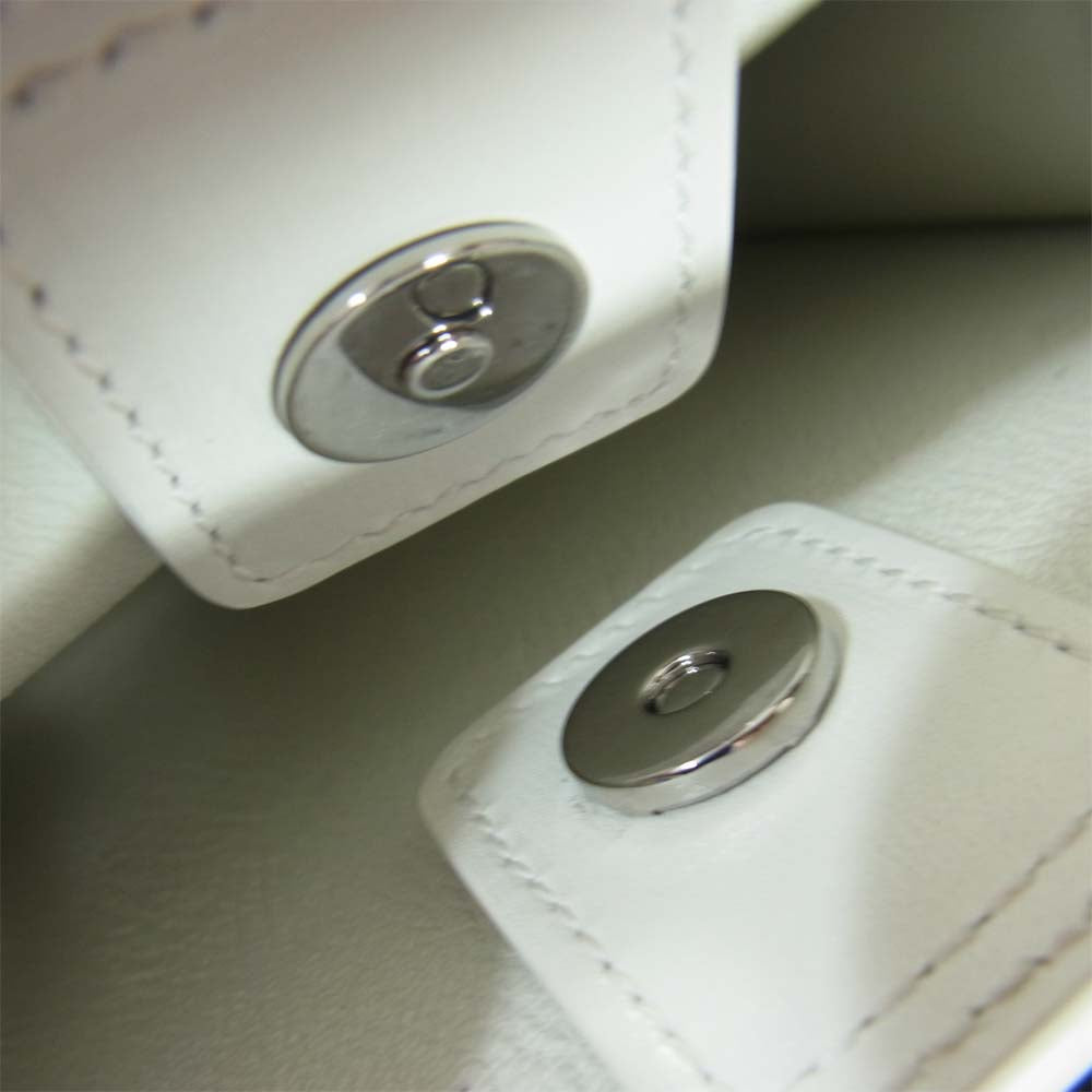 JIL SANDER ジルサンダー 表参道限定 TANGLE SM タングル スモール ロゴ ショルダー バッグ ホワイト系【中古】