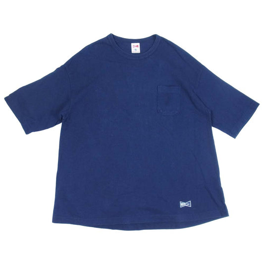 ヴォート メイク ニュー クローズ POCKET TEE ポケット Tシャツ ネイビー系 S【中古】