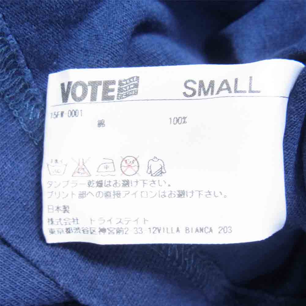 ヴォート メイク ニュー クローズ POCKET TEE ポケット Tシャツ ネイビー系 S【中古】