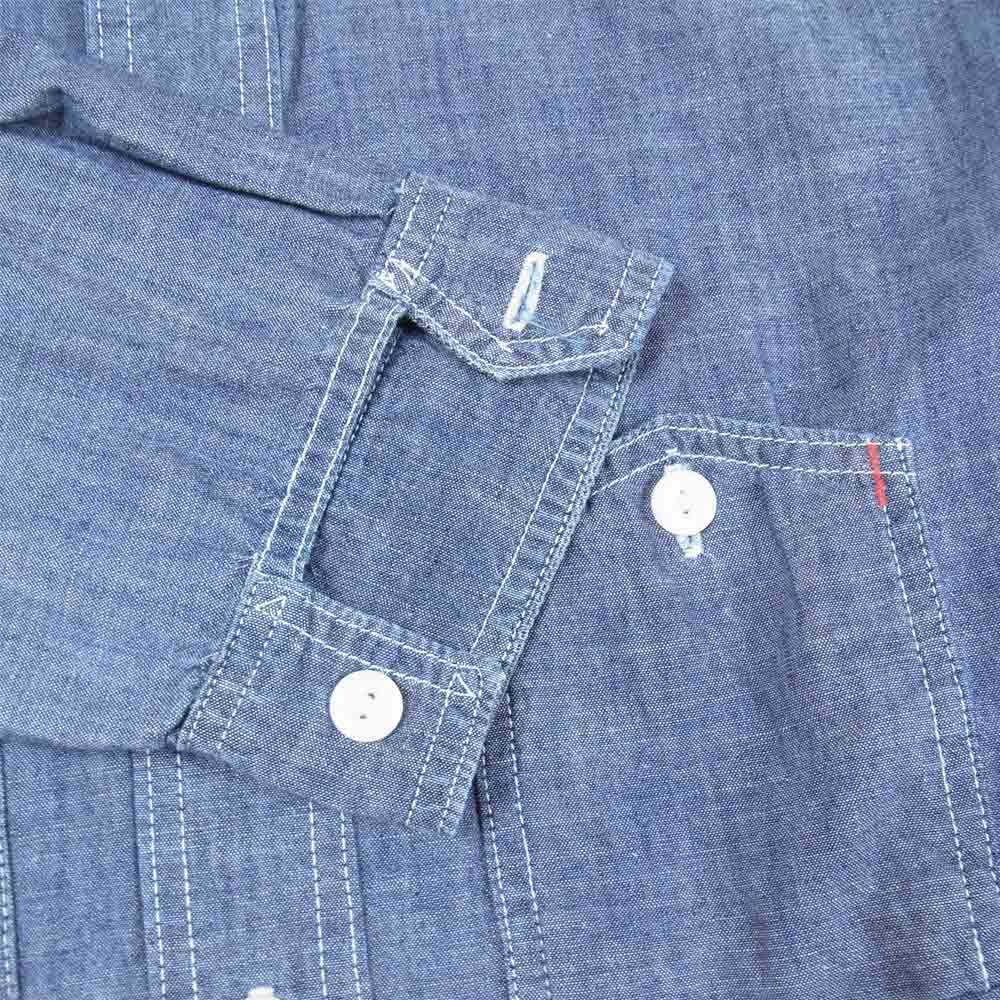 POST OVERALLS ポストオーバーオールズ シャンブレー シャツ USA製