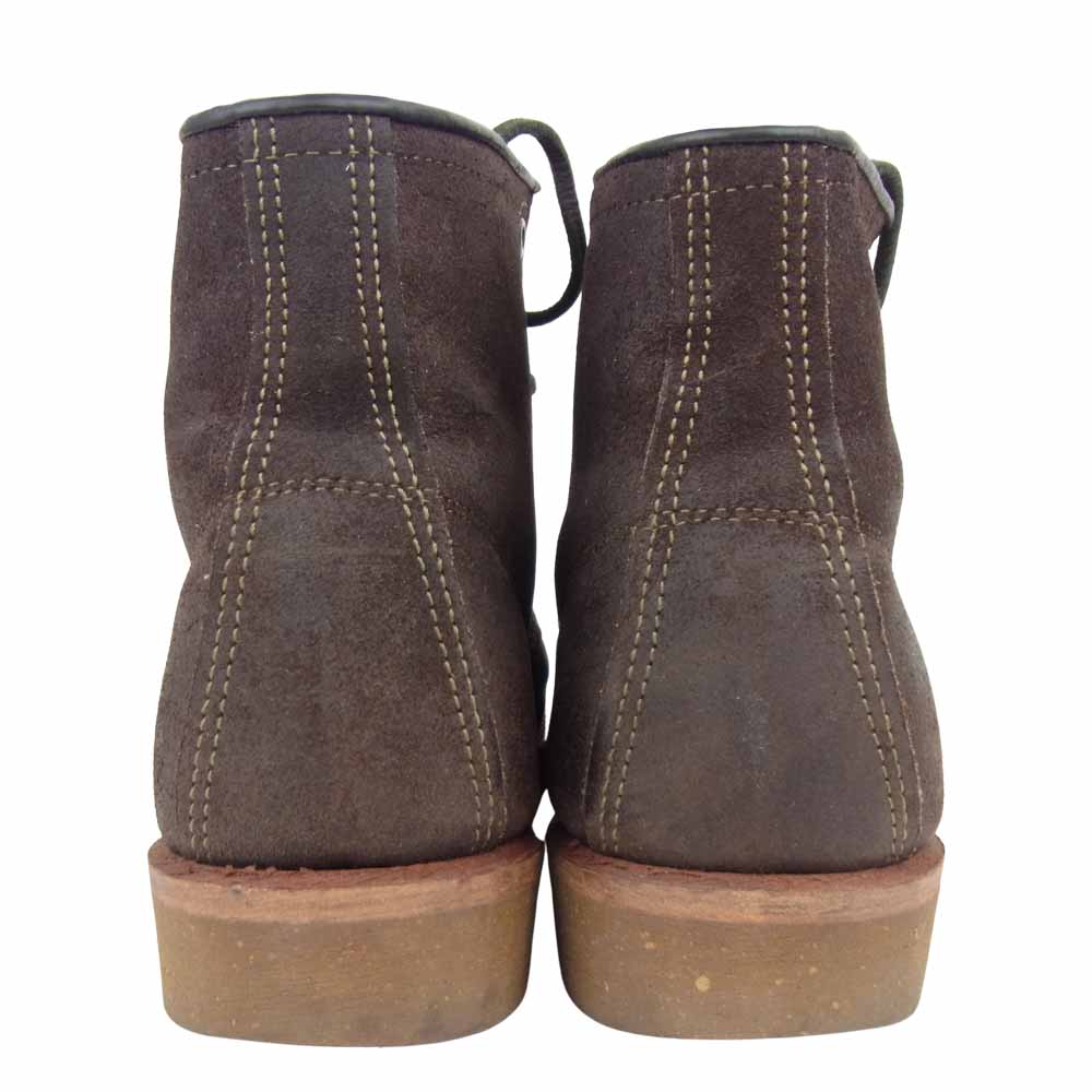 RED WING レッドウィング 4618 × Nigel Cabourn HARRIS TWEED ナイジェル ケーボン ハリスツイード マンソン ブーツ ダークブラウン系 27.5ｃｍ【中古】