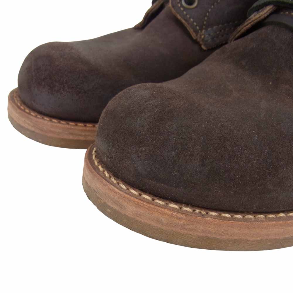 RED WING レッドウィング 4618 × Nigel Cabourn HARRIS TWEED ナイジェル ケーボン ハリスツイード マンソン ブーツ ダークブラウン系 27.5ｃｍ【中古】