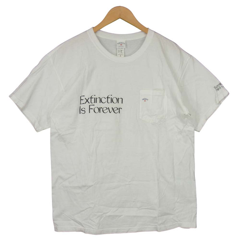 ノア x FBCW Pocket Tee ポケット付き ホワイト系 L【中古】