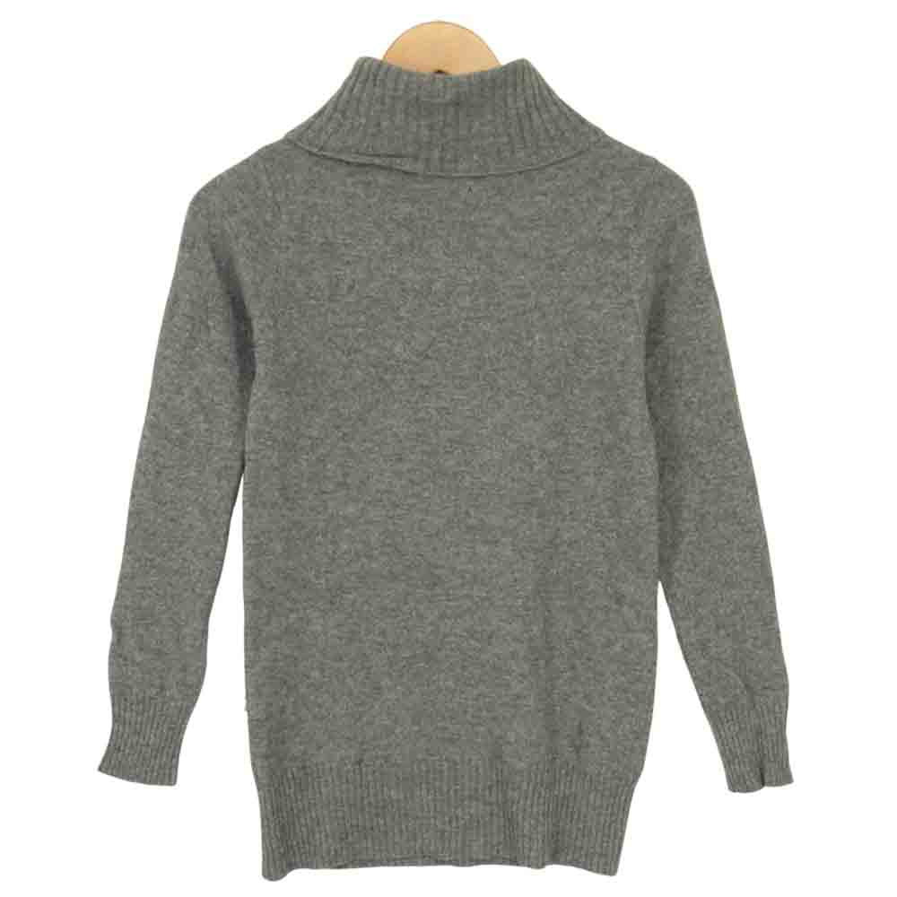 HYSTERIC GLAMOUR ヒステリックグラマー 2NN-0970 ウール タートルネック ニット セーター グレー系 FREE【中古】