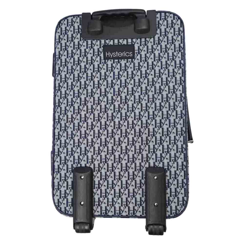 HYSTERIC GLAMOUR ヒステリックグラマー 3QB-3540 総柄 スーツケース キャリーバッグ ネイビー系【中古】