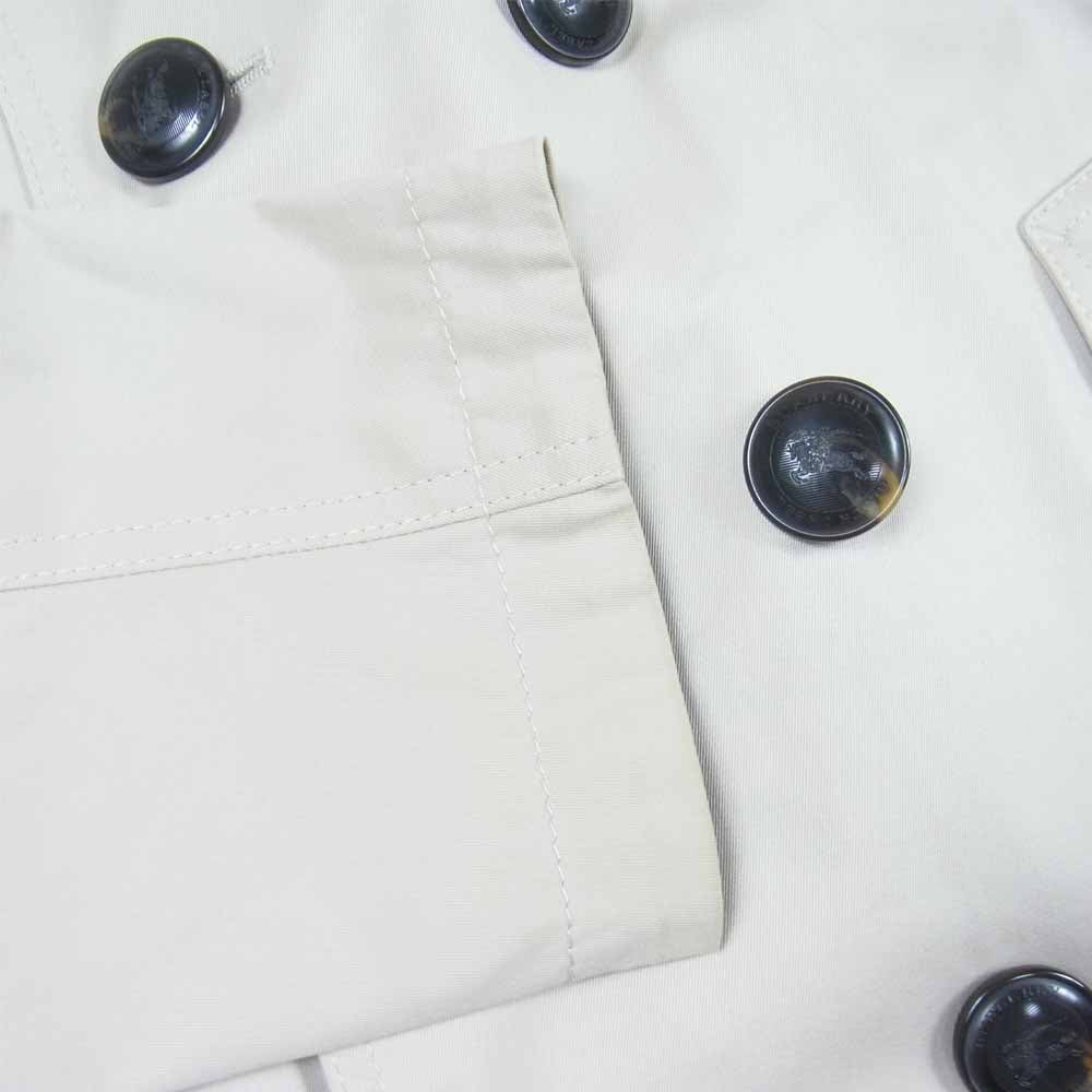 BURBERRY バーバリー BLACK LABEL スプリング ショート丈 トレンチコート トレンチ ベージュ系 L【中古】