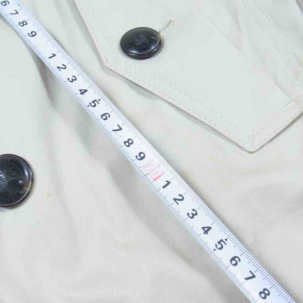 BURBERRY バーバリー BLACK LABEL スプリング ショート丈 トレンチコート トレンチ ベージュ系 L【中古】