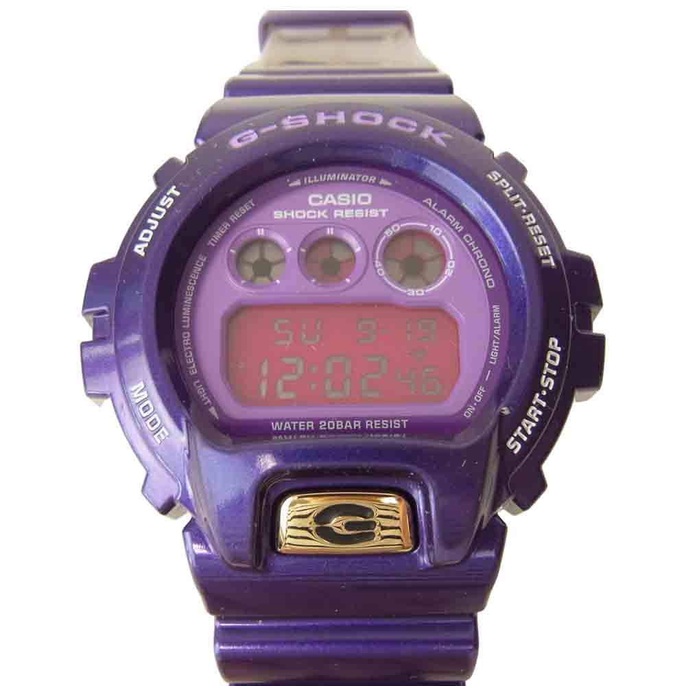 CASIO G-SHOCK カシオ ジーショック DW-6900SW-6JR × 中野シロウ 5000本限定 クォーツ ウォッチ 腕時計  パープル系【美品】【中古】