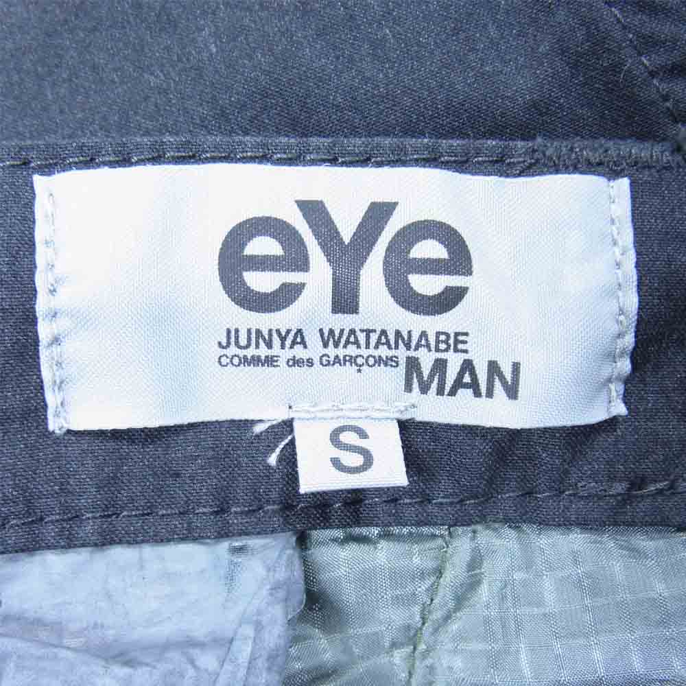 JUNYA WATANABE COMME des GARCONS MAN ジュンヤワタナベコムデギャルソンマン 21SS WG-P915 綿ナイロンオックス 製品染め PT パンツ ブラック系 S【新古品】【未使用】【中古】