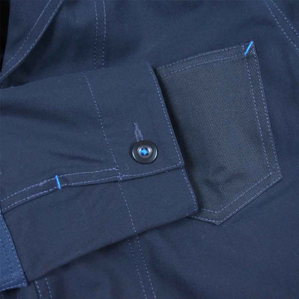 JUNYA WATANABE COMME des GARCONS MAN ジュンヤワタナベコムデギャルソンマン 21SS WG-J909 HERVIER PRODUCTIONS SA エルビエプロダクション ショールカラー ジャケット ブラック系 XS【新古品】【未使用】【中古】