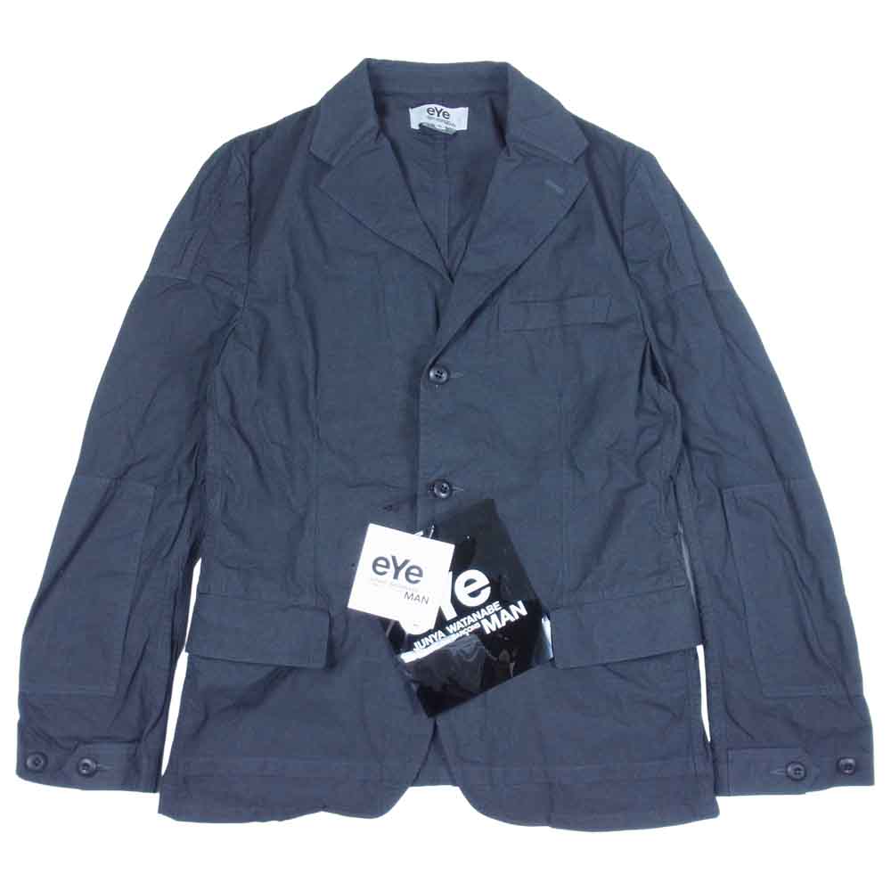 JUNYA WATANABE COMME des GARCONS MAN ジュンヤワタナベコムデギャルソンマン 21SS WG-J922 eye 綿ナイロンオックス 製品染め JK ジャケット ブラック系 S【新古品】【未使用】【中古】